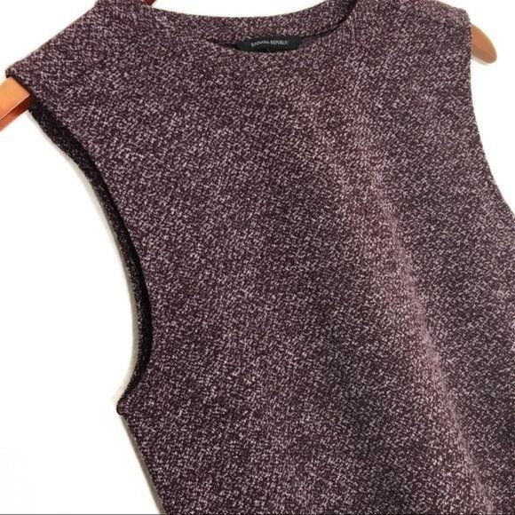 BANANA REPUBLIC Heather Knit Sleeveless Tank Top Size XS - Picture 5 of 7